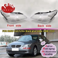 Car Headlight Lens Glass Lampcover Cover Lampshade Bright Shell for     E60 E60LCI 2008-2010