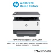 HP Neverstop Laser MFP 1200A All In One Printer - Print/Scan/Copy (Toner Included) 4QD21A