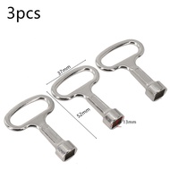 [GO]Square Key 3Pcs Square Key Water Tap 8mm Vent key Heating Key Heating Vent Key