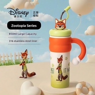 Pipjoy Tumbler น่ารัก Stitch Donald Duck แก้วน้ำเก็บความเย็น 850ML กระติกน้ำเก็บอุณหภูมิหลอดดูดน้ํา 