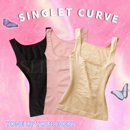 ShriLan Singlet Magic Curve Toned Up Vest Kain Sejuk