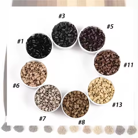 Micro Locks Ring Euro Easily Locks 1000pcs Copper Micro Ring mini locks links 3.0x2.4x4.0mm Straight