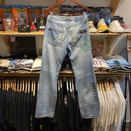 FRAGMENT DESIGN X LEVIS FENOM - LINE GREEN 504 DENIM (BLUE LIGHT)