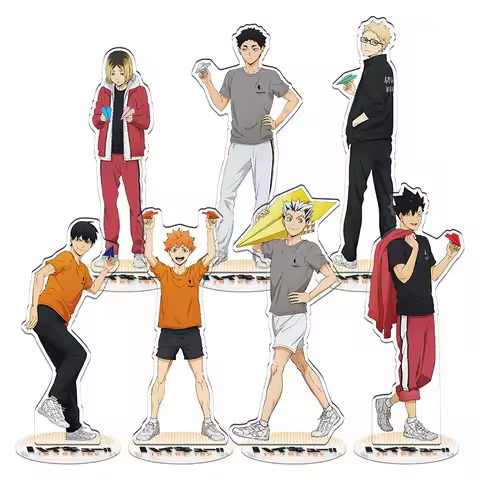 Haikyuu!! Anime Acrylic Stand Model Plate Hinata Shoyo Kageyama Tobio Sawamura Daichi Accessories Fr