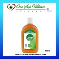 DETTOL CECAIR ANTISEPTIK / DETTOL ANTIBACTERIAL DISINFECTANT LIQUID 500ML (EXP:08/2028)