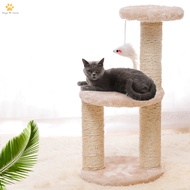 DAH Cat Tree Multi-Level Cat Tower With Scratching Board Cat Activity Tree Play House With 2 Pendant For Indoor Cats Kittens
