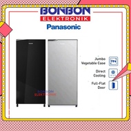 Panasonic Kulkas 1 Pintu NR-AF171S / NRAF 171 SS / NRAF 171 SPK - Hitam Garansi Resmi
