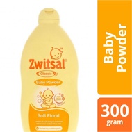 Zwitsal Baby Powder Classic Soft Floral 300 gr | Bedak Tabur Bayi