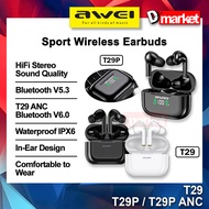 Awei T29P ANC Wireless Earbuds Stereo Sound Awei T29 Sport Headphone Wireless Earphone Awei Bluetoot