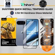 For Pixel 10 Pro XL | 10 Pro | 9 Pro XL | 9 Pro Rhihorn Dust-Free Tempered Glass Screen Protector