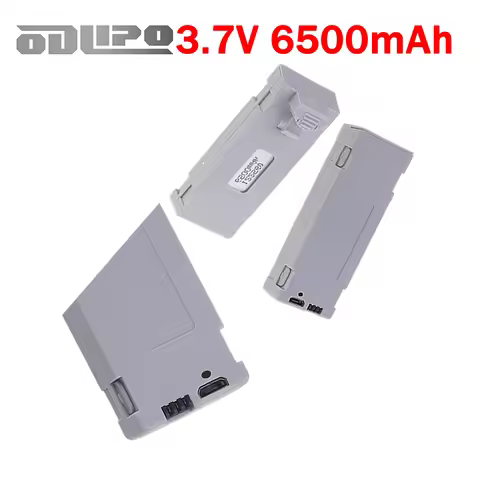 2026 NEW 6500mah 3.7V Lipo Battery For E88 E88PRO E99 P1 K3 P10 A13 S98 E525 RC Drone Quadcopter Spa