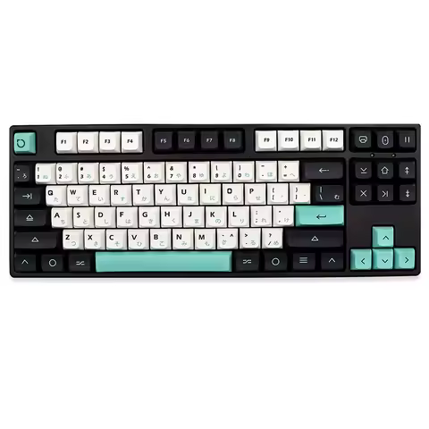 Geoma Keycap pbt XDA Japanese Korean DE FR ES AZERTY Key Cap For dz60/RK61/gk64/68/84/980 Keyboard g