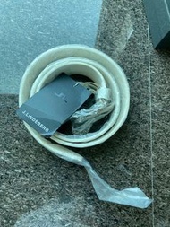 J. Lindeberg White Golf Belt