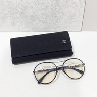 Chanel黑框眼鏡