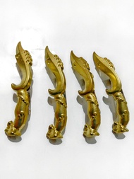 Pin Kujang Mas Tataran Sunda Model Siliwangi The Sundanese Characteristic Gold Kujang Brooch Made of