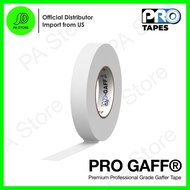 PRO GAFF® Premium Professional Grade Gaffer Tape White Matte Cloth Tape