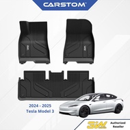 3W Tesla Model 3 (2024 - 2025) Highland Custom 3D Floor/ Car Mats Thorex™ All-Weather Protection