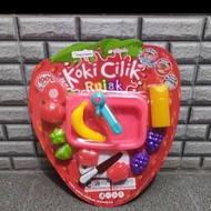 MAINAN KOKI CILIK RUJAK BUAH SAYUR POTONG MURAH - KGP 9502/KGP 9503