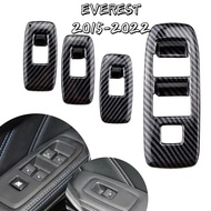 For Ford Ranger Everest Endeavor 2015-2022 Car Door Window Lift Switch Panel Cover Trim Frame Decora
