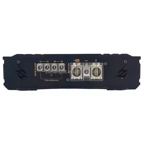 1-Channel Monoblock Class D Car Amplifier 12V Auto RMS@1ohm 1500W/@2ohm 900W/@4ohm 1600W With Crosso