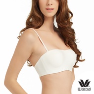 Wacoal Best Seller เสื้อชั้นในเกาะอก สลับสายบ่า 1/2 cup รูปแบบมีโครง (สีครีม/CR) - WB3B53