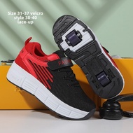 Adult Heelys Boy Student Female Adult with Wheels Sneaker Invisible Single Wheel Rollerskate Double 