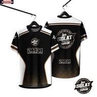 Jom Solat Tinggalkan Maksiat Sublimation Tshirt | Baju Solat 5 Waktu | Ejen 24434