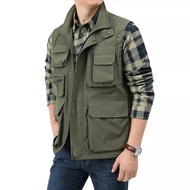 Outdoor vest, journalist vest,/ men's vest, hiking vest