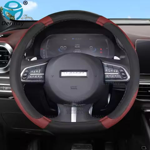 for Haval F5 F7 F7X H2 H2S H3 H4 H5 H6 H6S H7 H8 H9 M6 Jolion DERMAY Car Steering Wheel Cover PU Lea