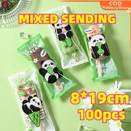 100Pcs Ice Cream Bag Disposable Plastic Ice Cream Bag HandmadeDIY PrintingPackagingMachineSealed Bag