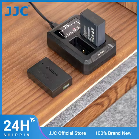 JJC LP-E17 Battery Charger For Canon EOS R50 RP R10 R8 EOS R100 RP Rebel T8i T7i T6i 850D 800D 750D