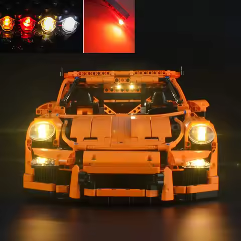 （No LEGO, Just Light）USB Light Kit for Lego Technic 911 GT3 RS Car 42056 Brick Building Blocks