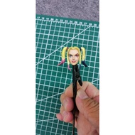 Custom Made 1/12 harley quinn Action Figure Head Sculpt (head only)