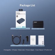 Orico Hub Usb 7 Port Usb Extender With Power Supply Portable Usb 3.0