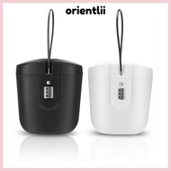 ORIENTLIIY Beach Bucket Security Box, Multi-Functional Black Beach Safe Box, Portable Handle Anti-Dr