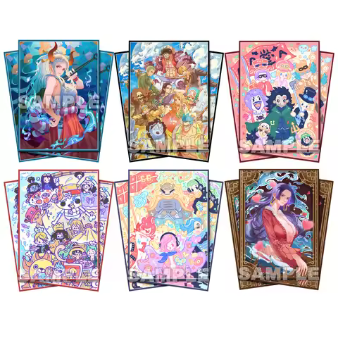 19 Models 67X92Mm 60Pcs/set Diy One Piece Yamato Card Sleeve Opcg Oka Shichibukai Q Version Card Pro