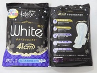 【包郵】Kotex White 41cm 護翼熟睡夜用衛生巾試用裝