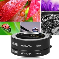 Meke MK-S-AF3A Macro Extension Tube Ring Set Auto Focus for Sony E Mount A7 A6000