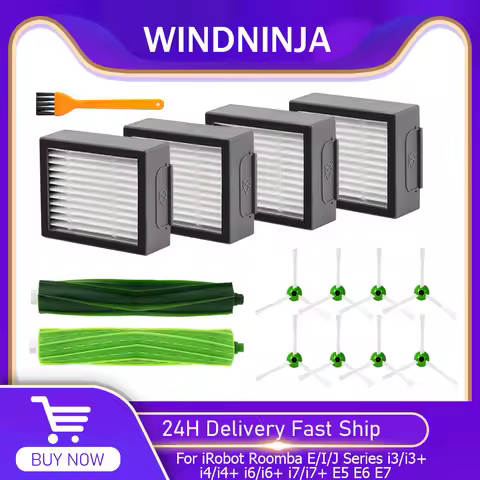 Parts for IRobot Roomba I3 I3+ I4 I4+ I6 I6+ I7 I7+ I8 I8+ E5 E6 E7 Vacuum Cleaner Robot Main/Side B