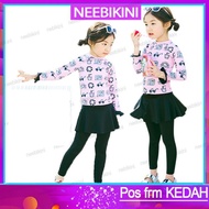 G5 girls swimming suit baju mandi budak perempuan baju renang kanak2 perempuan kids swimwear set