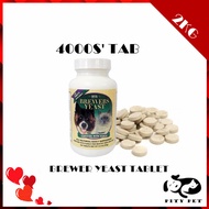 BYS Brewer Yeast (Dog & Cat) 2KG 4000's Tablet