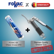 FOVAC G9 Chassis Grease EP2 - 400g with Heavy-Duty Grease Gun