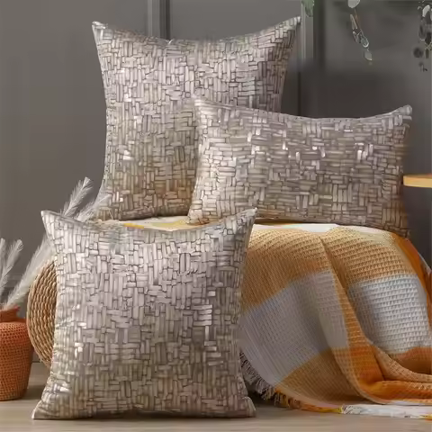 Chinese Light Luxury Cushion Cover Modern Minimalist Multicolor High Precision Design Pillowcases