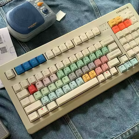 FBB Keycaps Leitch PBT DYE-SUB Keycap Set for Mechanical Keyboards 60%, 75%, 80%, 96%, 100% Computer