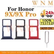 For Honor 9X Pro Sim Card Tray Sim Card Slot Holder Card Holder Reader SD Slot Adapter Replacement P
