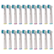 20pcs Oral B Replacement Toothbrush Heads For Braun Electric Tooth Brush Vitality Sensitive Nozzles Teeth Whiteing Sb-17 gwz