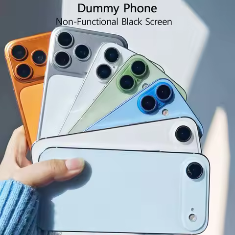 Dummy Phone for Phone17/16/15/14/13 SeriesNon-Functional Black Screen1:1 RealisticProp Decoration Si