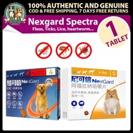 Nexgard and Nexgard Spectra Chewable Tablet Anti Ticks and Fleas for Dogs and Puppies