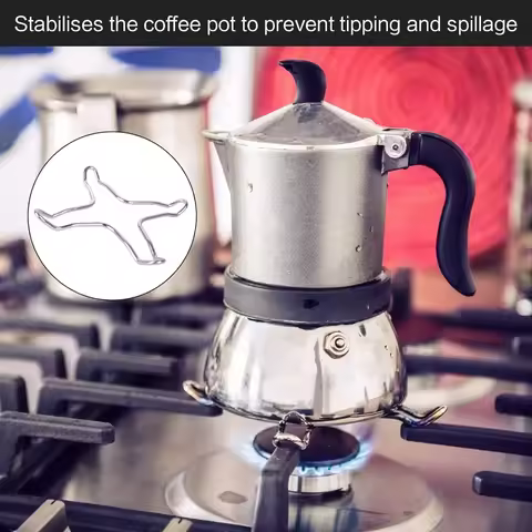 Maker Coffee and Pot for Tips Four Reducer Reduction Cross Grid Holder Plate Cooking Gas Holder, Sto