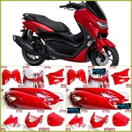 COVER BODY HALUS NEW NMAX 2021 MERAH METALIC GLOSY ORIGINAL YAMA